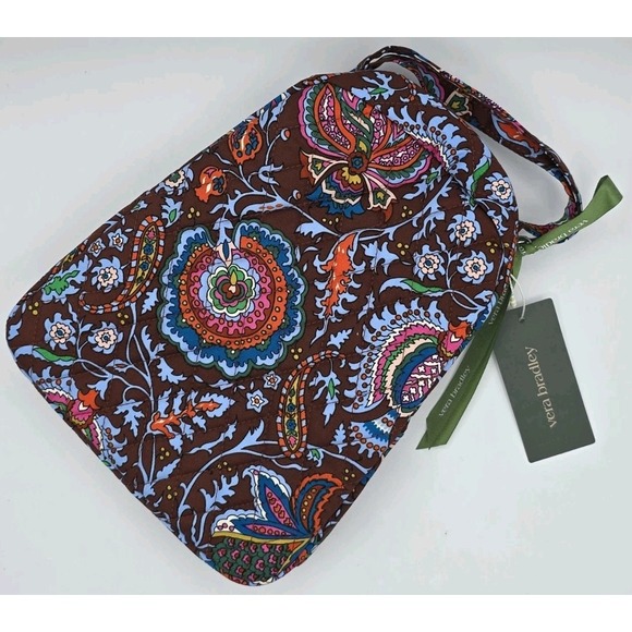 Vera Bradley Women's Cotton Lunch Bag, Marrakesh Cinnamon Insulated Bright - NWT - Picture 1 of 6